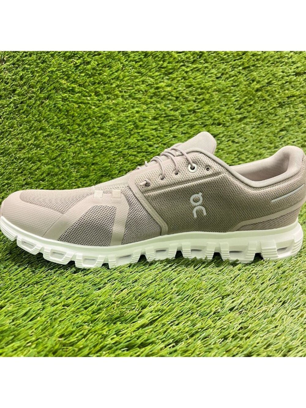 On Cloud 6 Mens Size 13 Fog Gray White Athletic Running Walking Shoes Sneakers - Picture 2 of 10